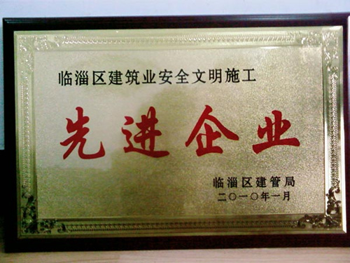 安全文明施工先进企业